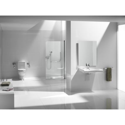 Roca A341242000 - Splakovalna cisterna MERIDIAN s spodnjim dovodom, keramika/bela