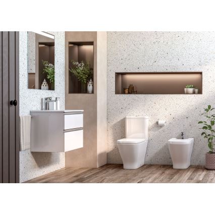 Roca A342477000 - Straniščna školjka GAP keramika/bela