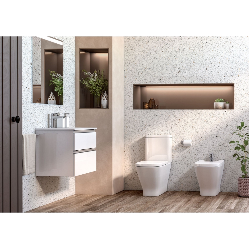 Roca A342477000 - Straniščna školjka GAP keramika/bela