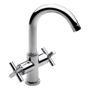 Roca A5A3043C00 - Pipa za umivalnik + odtok s prelivom LOFT 27 cm sijajni krom