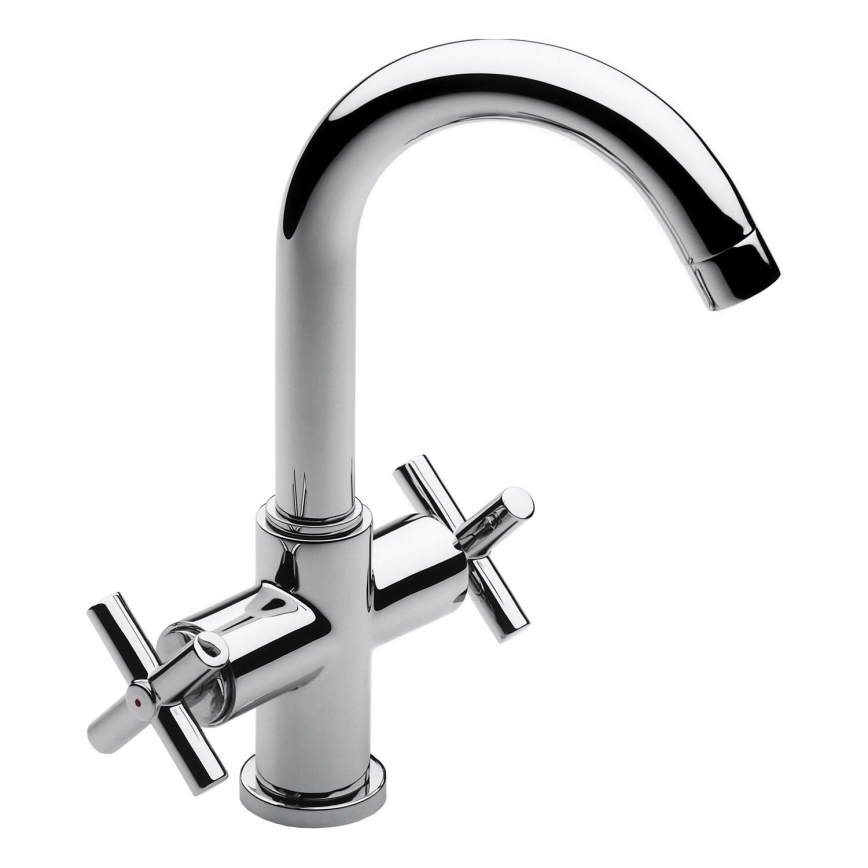 Roca A5A3043C00 - Pipa za umivalnik + odtok s prelivom LOFT 27 cm sijajni krom