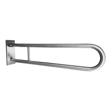 Ročaj v obliki U 10,3x25,3 cm, iz nerjavnega jekla, srebrne barve