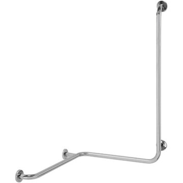 Ročaj za tuš 58 x 118 cm, iz nerjavečega jekla, srebrne barve