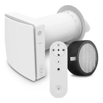 Room heat recovery unit 12W Wi-Fi Tuya + Daljinski upravljalnik