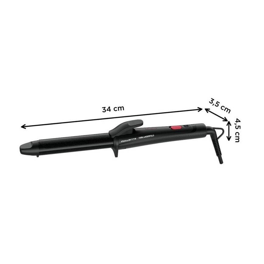 Rowenta - Kodralnik KARL LAGERFELD 47W/230V črna