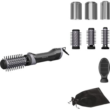 Rowenta - Krtača za oblikovanje las BRUSH ACTIV 1000W/230V črna