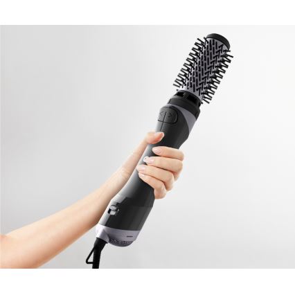 Rowenta - Krtača za oblikovanje las BRUSH ACTIV 1000W/230V črna