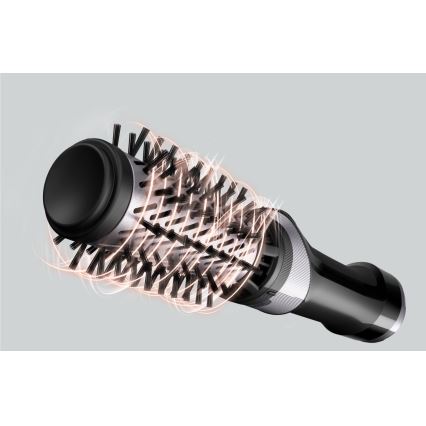 Rowenta - Krtača za oblikovanje las BRUSH ACTIV 1000W/230V črna