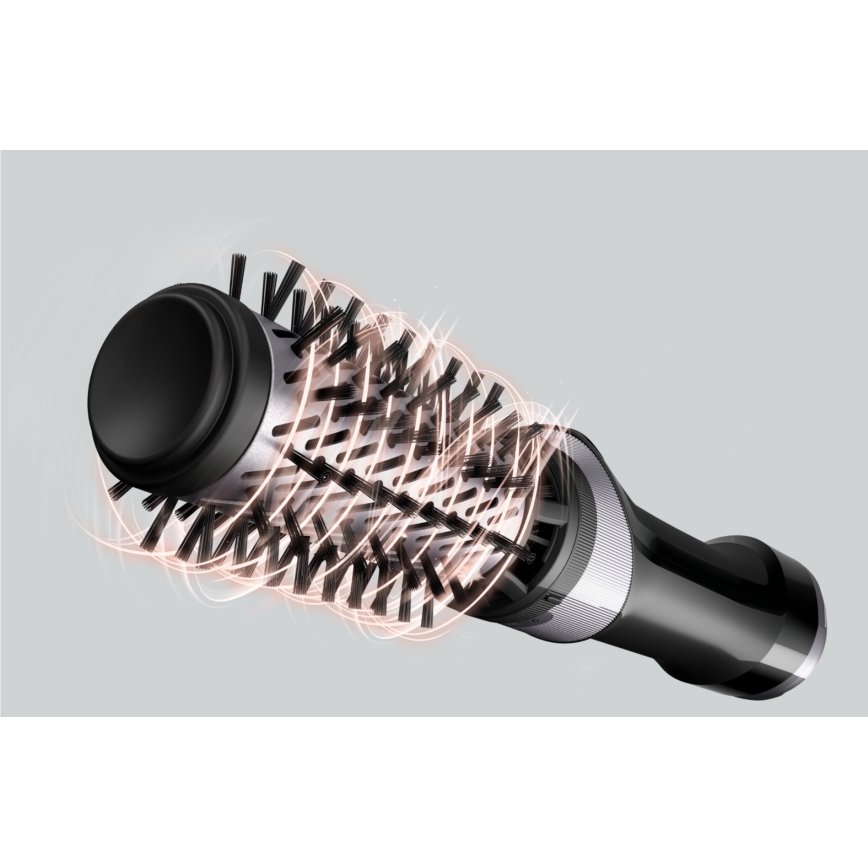 Rowenta - Krtača za oblikovanje las BRUSH ACTIV 1000W/230V črna