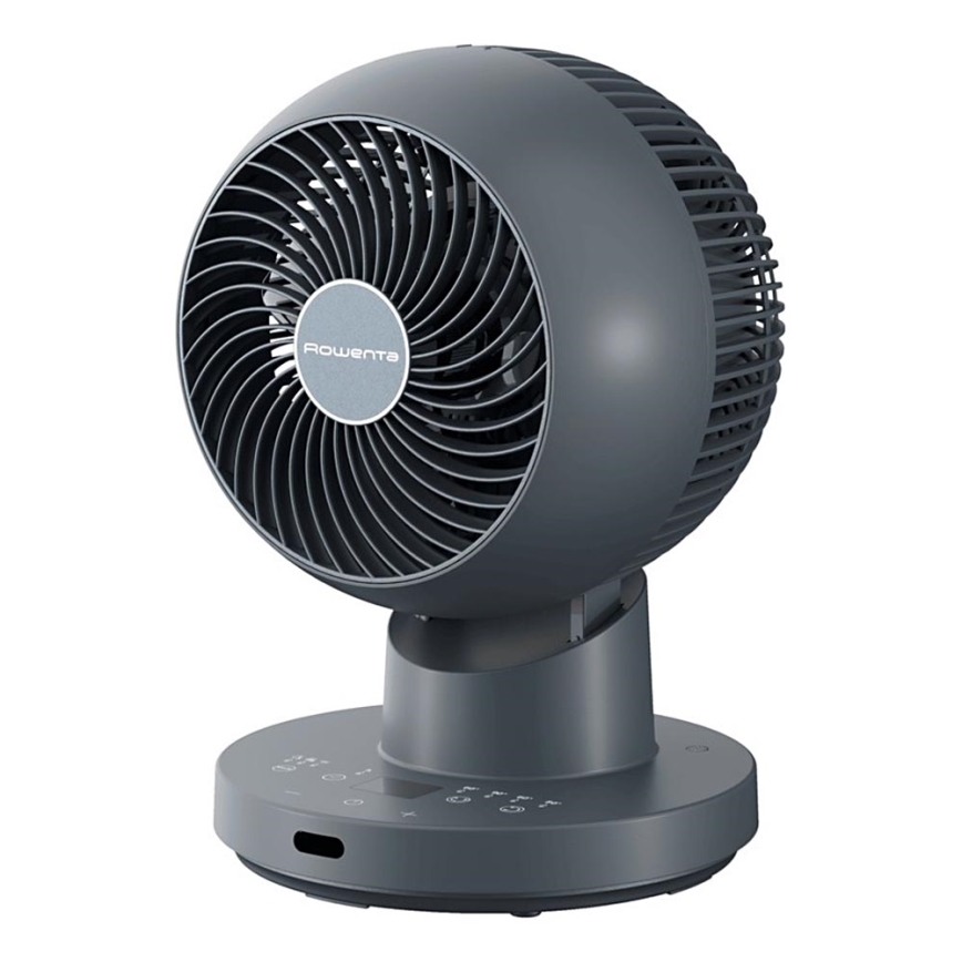 Rowenta - Namizni ventilator TURBO SWIFT COMPACT 230V modra + Daljinski upravljalnik