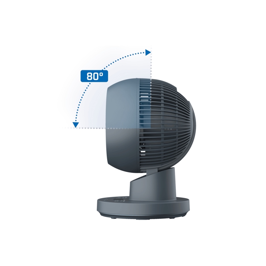 Rowenta - Namizni ventilator TURBO SWIFT COMPACT 230V modra + Daljinski upravljalnik