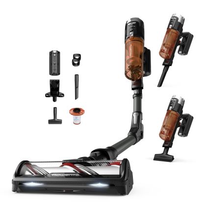 Rowenta - Pokončni sesalnik 2 v 1 X-FORCE FLEX 380W/25,2V črna 2000 mAh