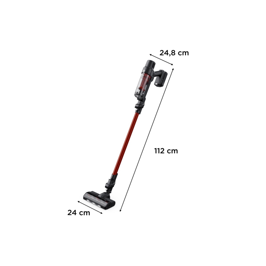 Rowenta - Palični sesalnik 2v1 X-PERT ANIMAL 140W/18V rdeča