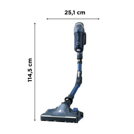 Rowenta - Palični sesalnik X-FORCE FLEX 8,60 ANIMAL AQUA 4IN1 185W/22V modra