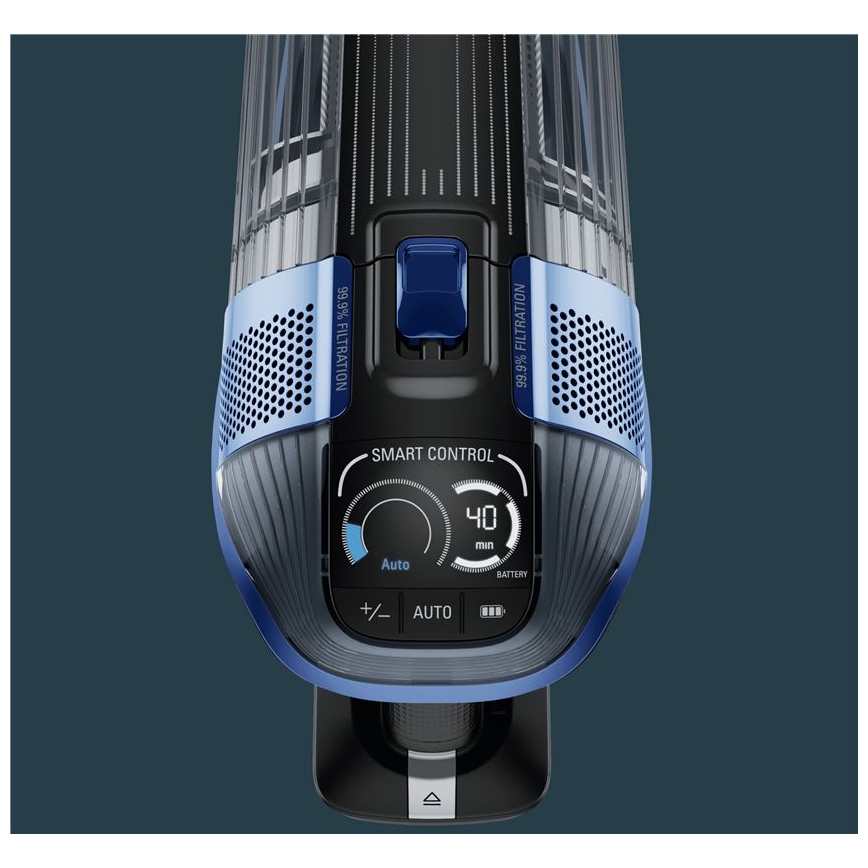 Rowenta - Palični sesalnik z mopom X-FORCE FLEX ANIMAL AQUA AUTO 3v1 480W/32,4V 2500 mAh modra