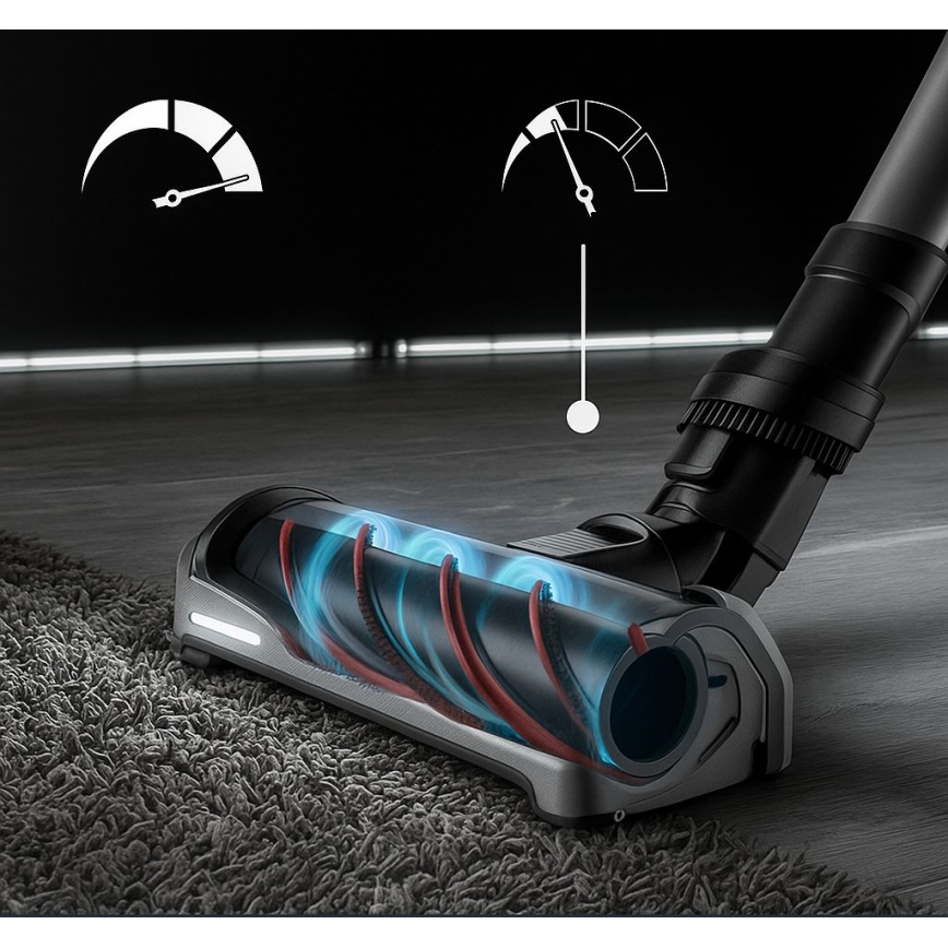 Rowenta - Palični sesalnik z mopom X-FORCE FLEX ANIMAL AQUA AUTO 3v1 480W/32,4V 2500 mAh modra