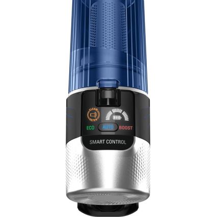 Rowenta - Palični sesalnik z mopom X-FORCE FLEX ANIMAL AQUA AUTO 4v1 250W/25,2V 2500 mAh črna/modra