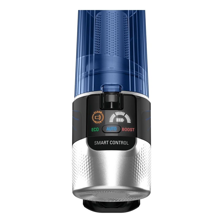 Rowenta - Palični sesalnik z mopom X-FORCE FLEX ANIMAL AQUA AUTO 4v1 250W/25,2V 2500 mAh črna/modra