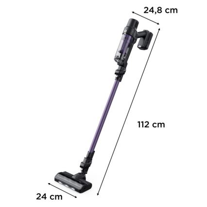 Rowenta - Palični sesalnik X-PERT 2v1 140W/18V 2500 mAh vijolična