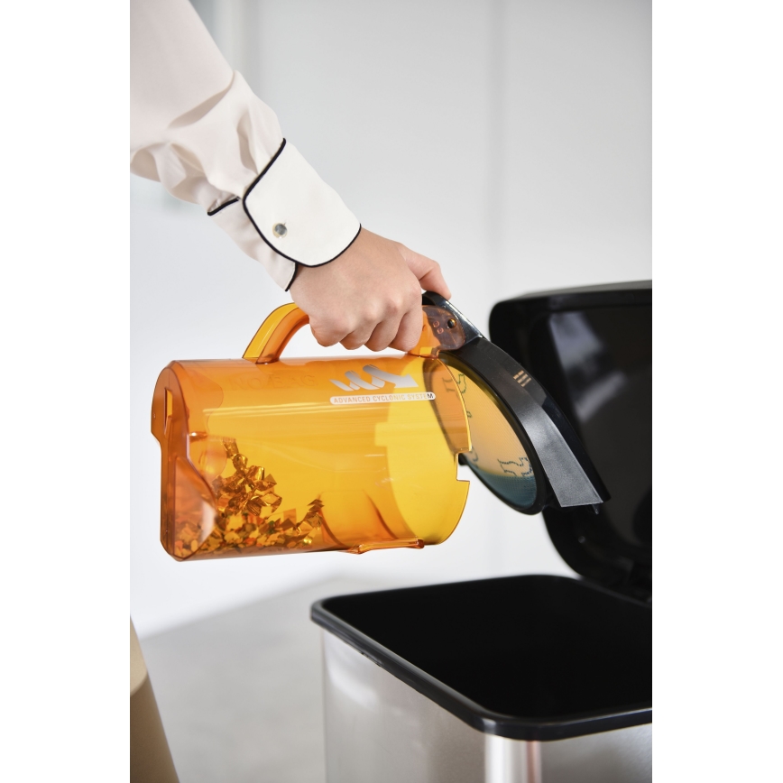 Rowenta - Sesalnik brez vrečke COMPACT POWER 1,5l 750W/230V črna/oranžna