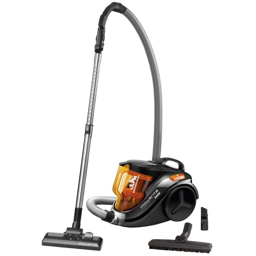 Rowenta - Sesalnik brez vrečke COMPACT POWER 1,5l 750W/230V črna/oranžna