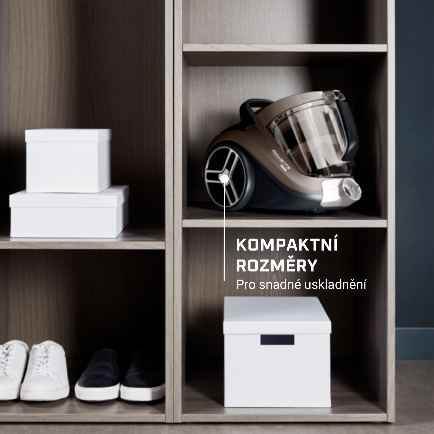 Rowenta - Sesalnik brez vrečke COMPACT POWER XXL 2,5l 900W/230V rjava