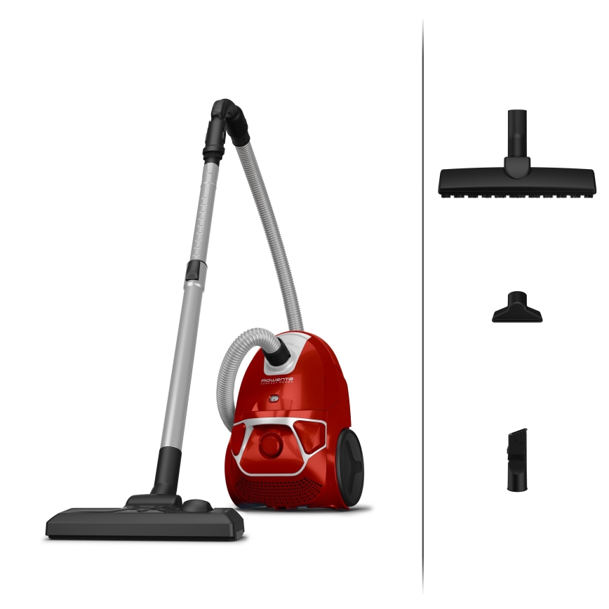 Rowenta - Sesalnik z vrečko COMPACT POWER 750W/230V rdeča