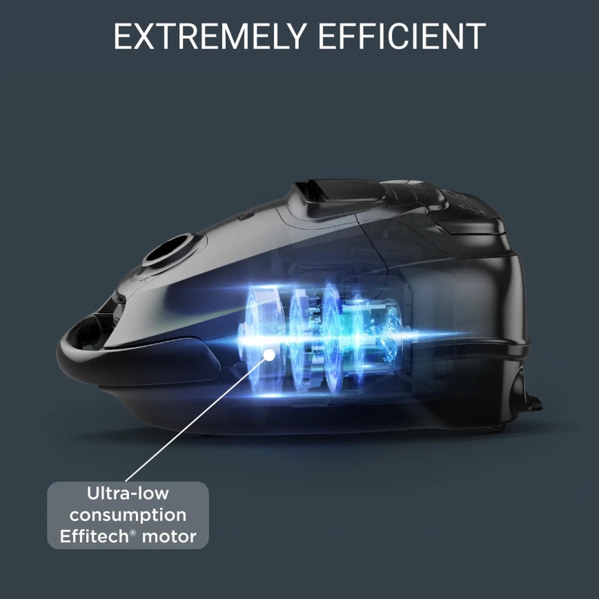 Rowenta - Sesalnik z vrečko SILENCE FORCE ALLERGY+ 4,5l 400W/230V črna/bela