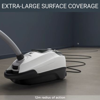 Rowenta - Sesalnik z vrečko SILENCE FORCE ALLERGY+ 4,5l 400W/230V črna/bela