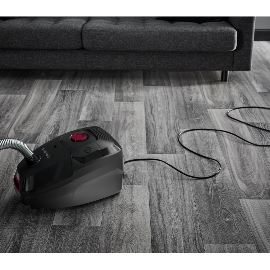 Rowenta - Sesalnik z vrečko ZELENA FORCE MAX ECO TOTAL CLASSIC 900W/230V črna