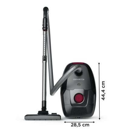 Rowenta - Sesalnik z vrečko ZELENA FORCE MAX ECO TOTAL CLASSIC 900W/230V črna