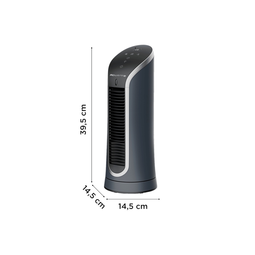 Rowenta - Stoječi ventilator EOLE COMPACT 30W/230V črna