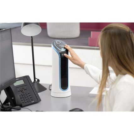 Rowenta - stolpni ventilator EOLE COMPACT 30W/230V, bela