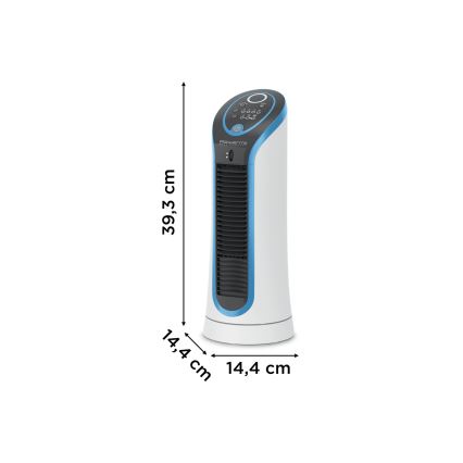 Rowenta - stolpni ventilator EOLE COMPACT 30W/230V, bela
