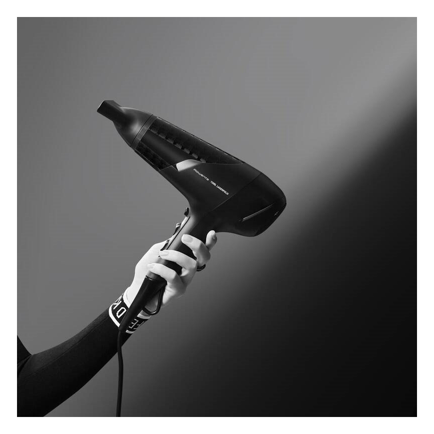 Rowenta - Sušilnik za lase KARL LAGERFELD STUDIO DRY 2100W/230V črna