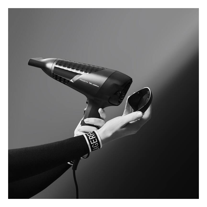 Rowenta - Sušilnik za lase KARL LAGERFELD STUDIO DRY 2100W/230V črna