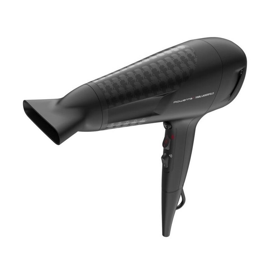 Rowenta - Sušilnik za lase KARL LAGERFELD STUDIO DRY 2100W/230V črna
