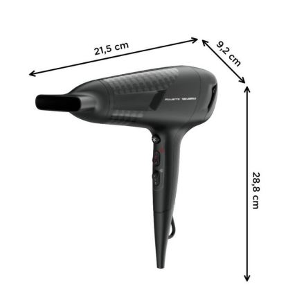 Rowenta - Sušilnik za lase KARL LAGERFELD STUDIO DRY 2100W/230V črna