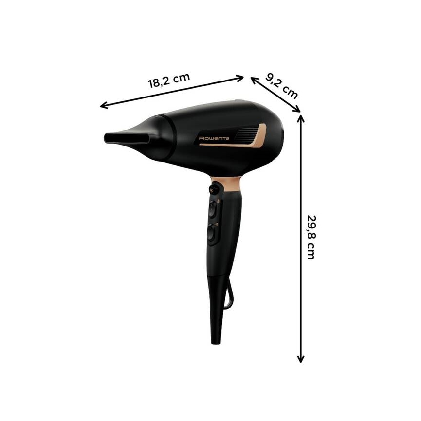 Rowenta - Sušilnik za lase PRO EXPERT 2200W/230V črna