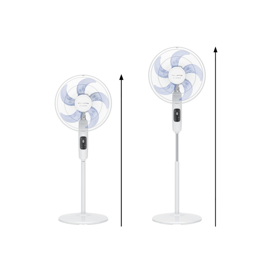 Rowenta - Talni ventilator TURBO SILENCE 55W/230V 147 cm bela + Daljinski upravljalnik