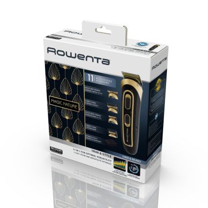 Rowenta - trimer TRIM & STYLE 750 mAh črn/zlat