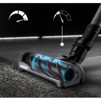 Rowenta - Palčni sesalnik z mopom X-FORCE FLEX ANIMAL AQUA AUTO 3v1 480W/32,4V 2500 mAh modra