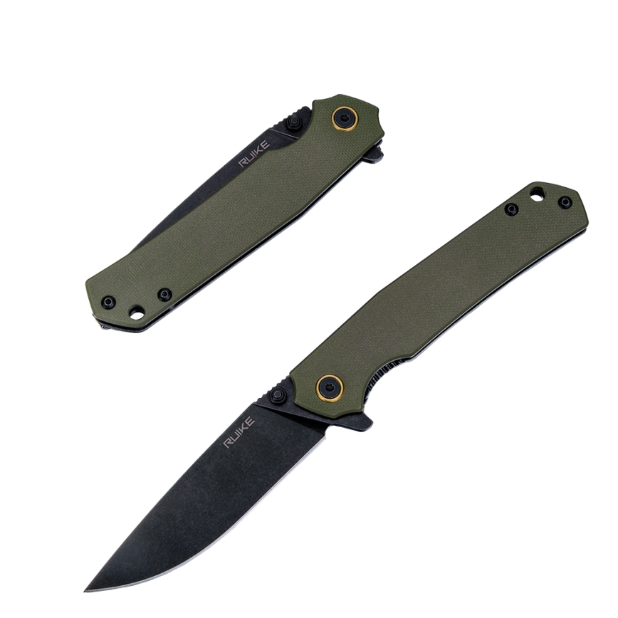 Ruike RUP801G - Zložljiv žepni nož 20 cm zelena