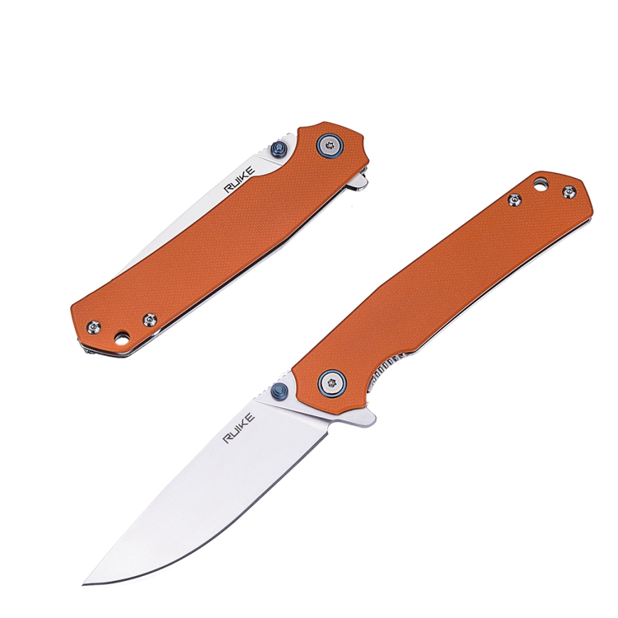 Ruike RUP801J - Zložljiv žepni nož 20 cm oranžna