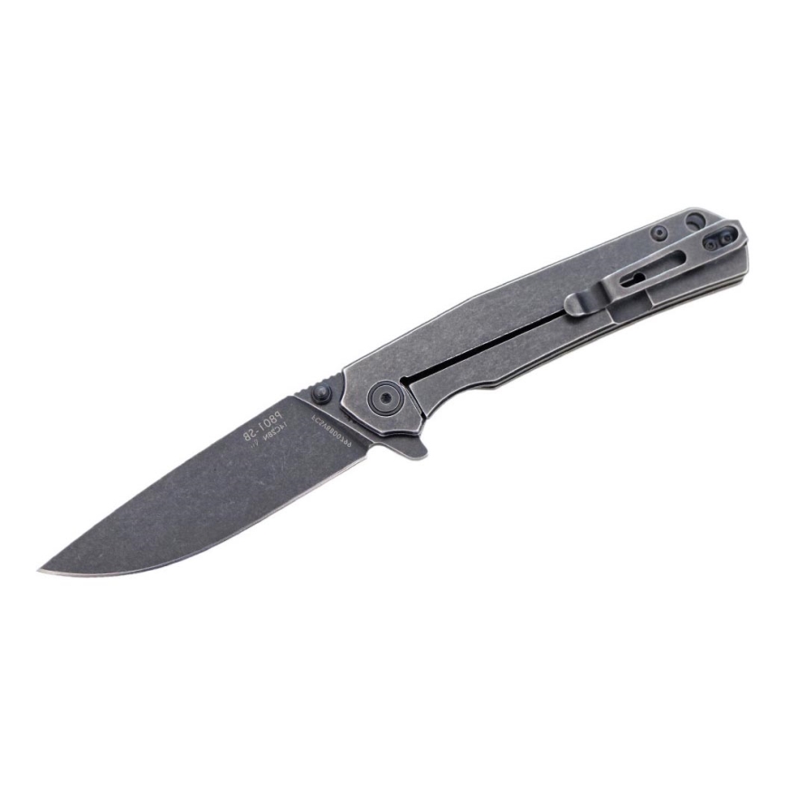 Ruike RUP801SB - Zložljiv žepni nož 20 cm siva