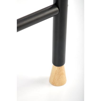 Samostoječi obešalnik 165x91 cm CHENE črna/bež