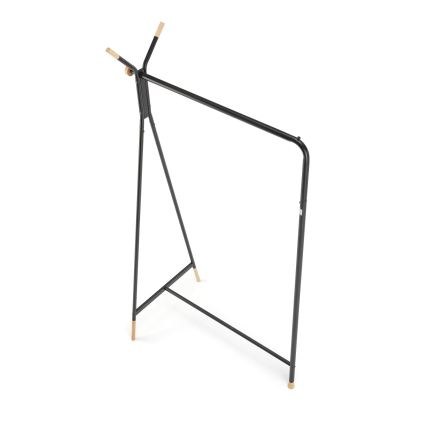 Samostoječi obešalnik 165x91 cm CHENE črna/bež