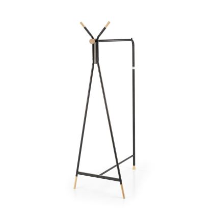 Samostoječi obešalnik 165x91 cm CHENE črna/bež
