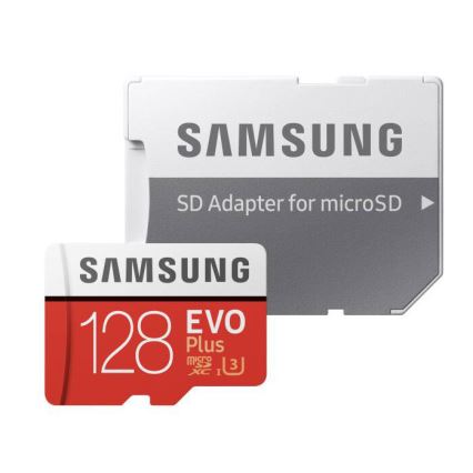 Samsung - MicroSDXC 128GB EVO+ U3 100MB/s + SD adapter