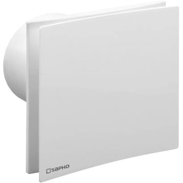 Sapho - Aksialni ventilator z časovnikom EIRA 15W/230V bela